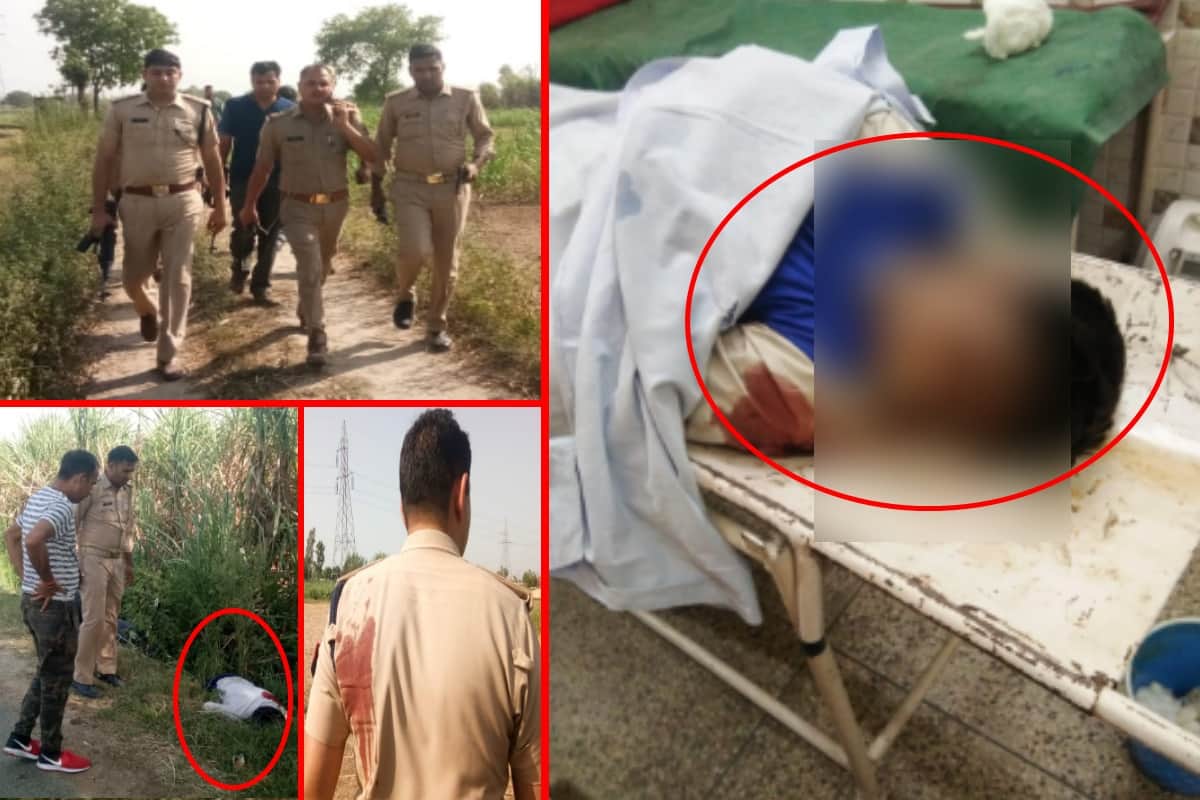 police encounter with badmash in Meerut city, one crook died in Police firing