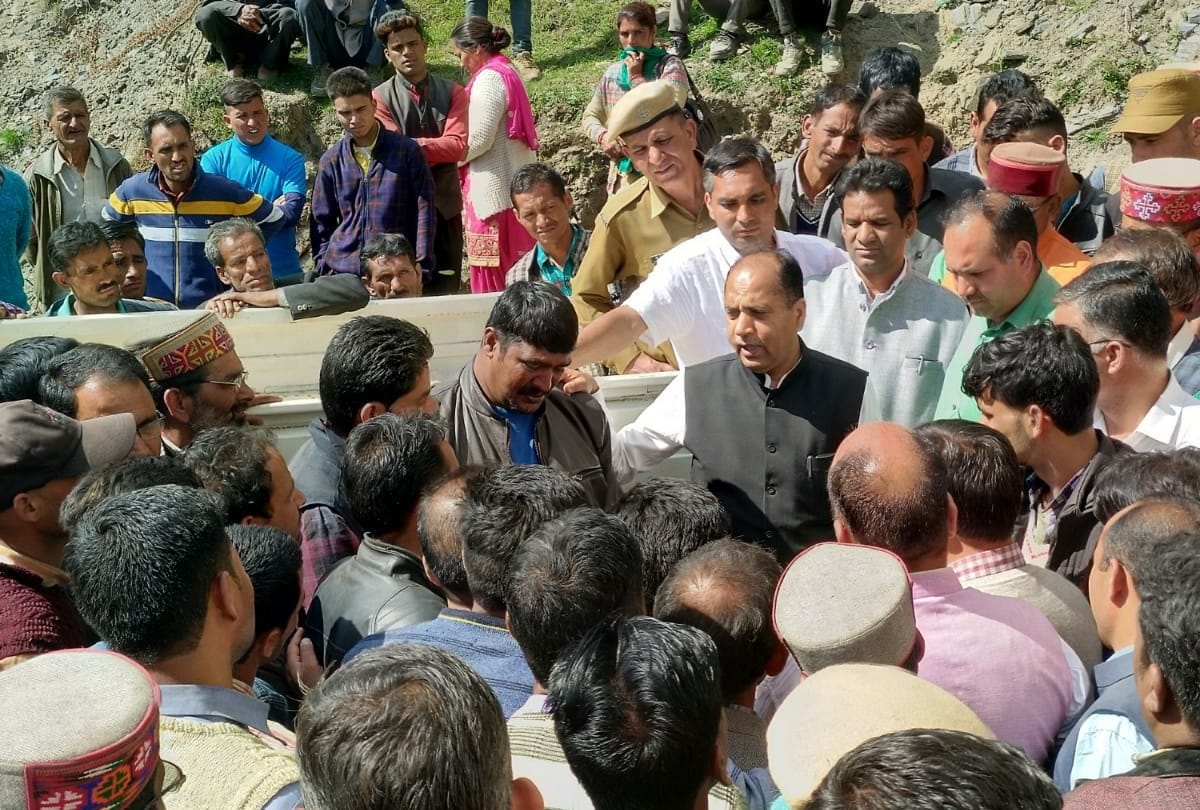cm jairam thakur election rally cancelled in Bhatkidhar Mandi Himachal Pradesh