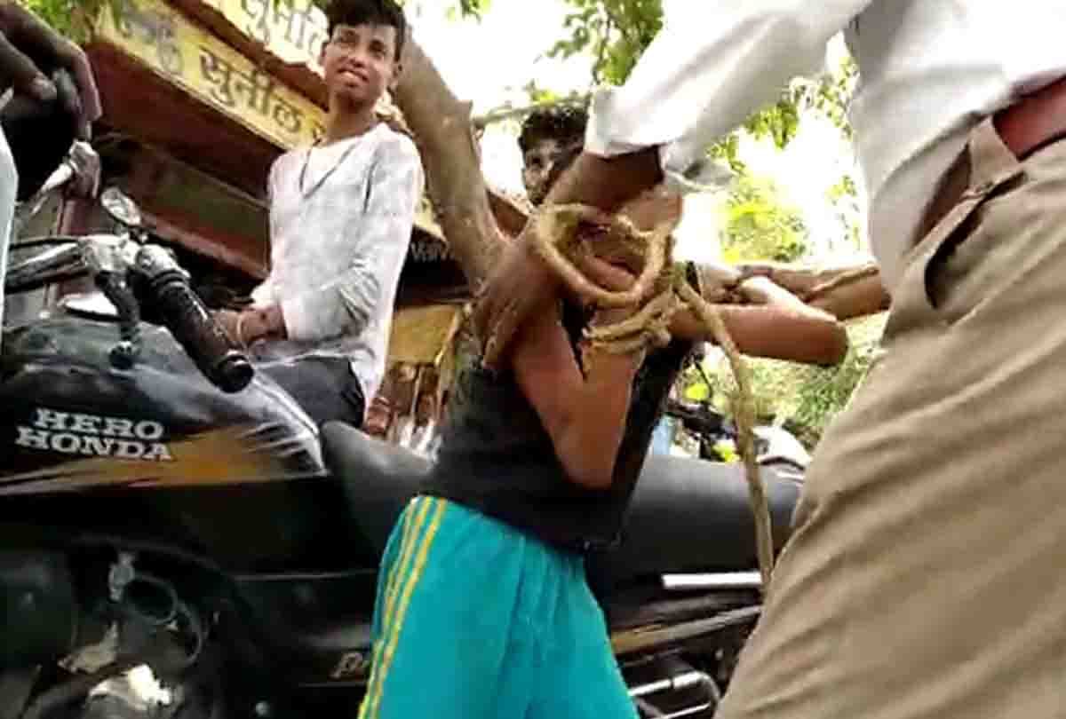 up police brutally beating boy now video viral