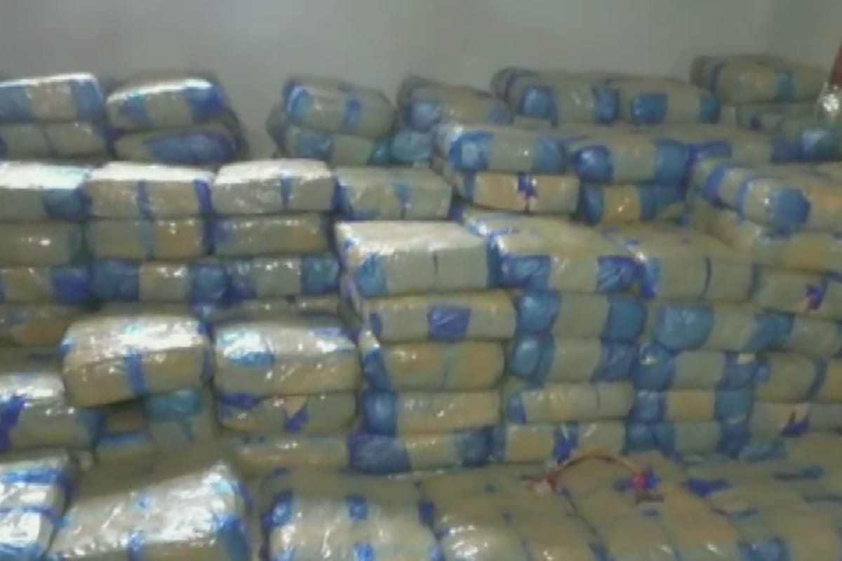 Karnataka : Bidar police seized 650 kg Cannabis worth Rs 35 lakh, Two people arrested