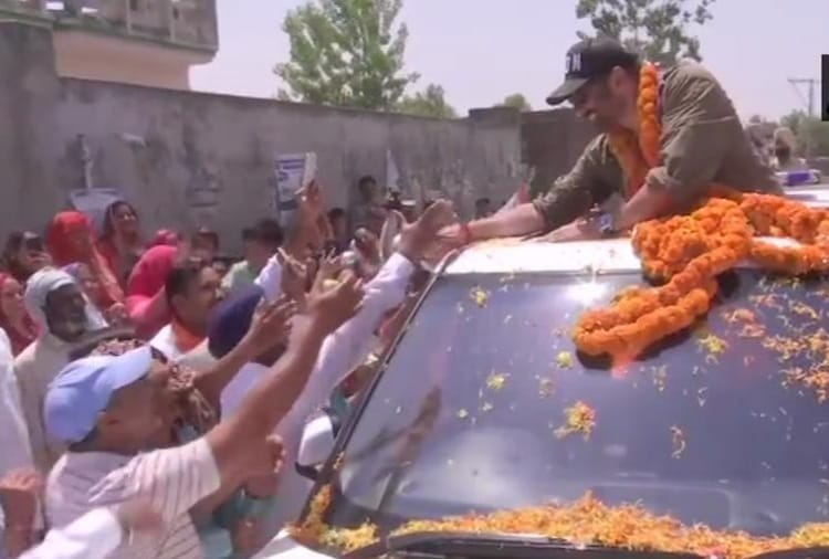Lok Sabha Elections 2019, Gurdaspur Candidate Sunny Deol Road Show