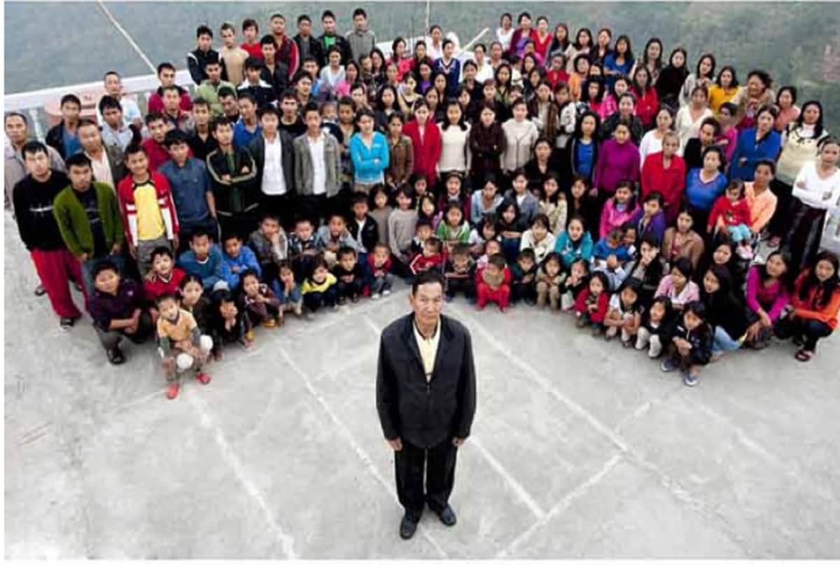 biggest family in the-world of ziona chana