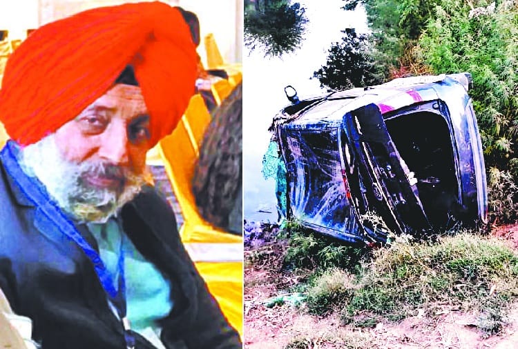 Four People including akali dal leader harjit singh died in road accident