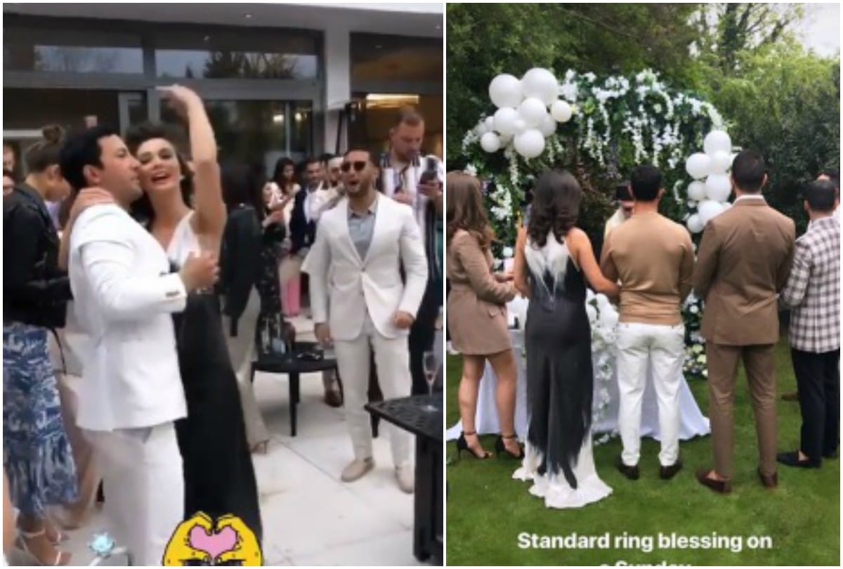 Akshay Kumar heroine Amy Jackson officially engaged with George Panayiotou at London