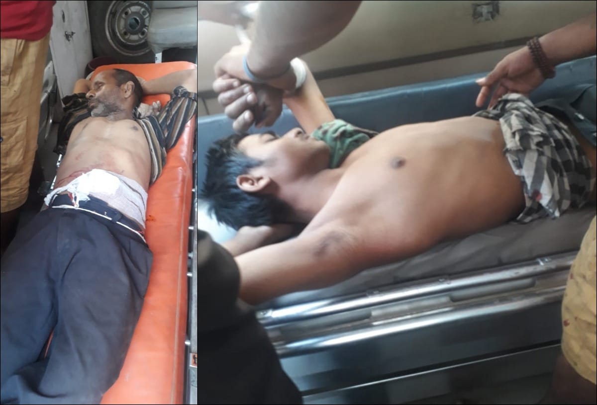 Two employees shot by gun at sweet shop in azamgarh