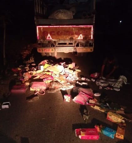 मोहान के फिर हाथी आया सड़क पर