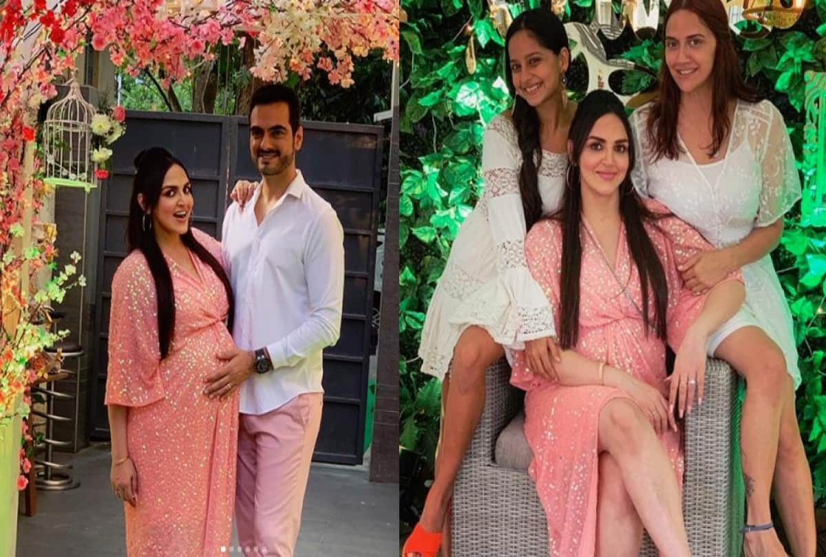 esha deol baby shower party photo second baby will come soon