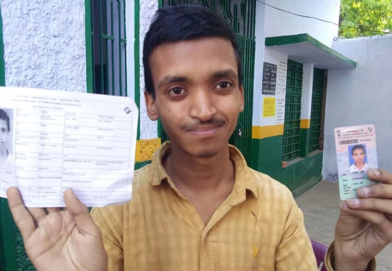 Voted first in 5th phase of lok sabha election 2019