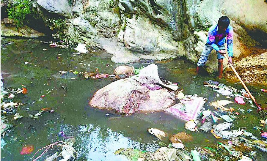 Process started to clean the river