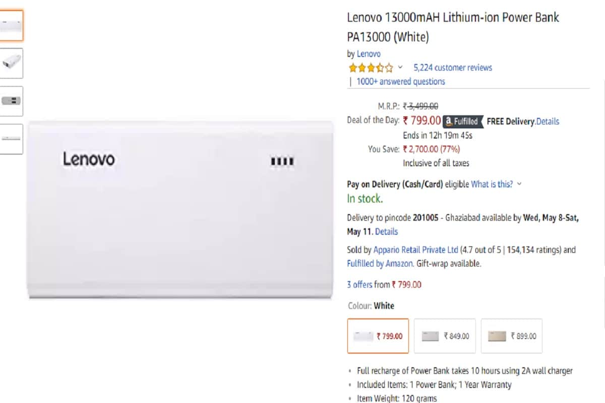 Amazon Summer Sale 2019: buy these 7 power banks at Rs 499 onward including mi, intex and micromax