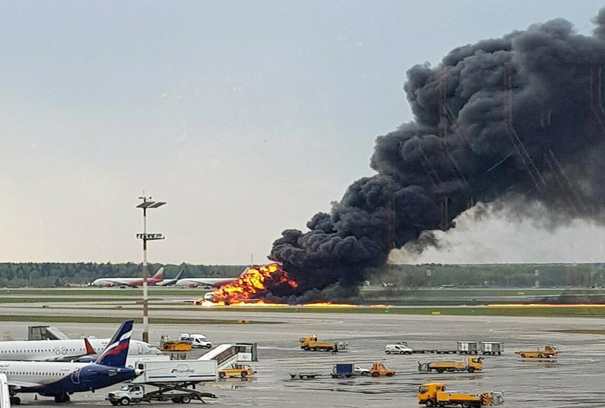 Russia: Fire in a flying aircraft, 41 killed, many injured