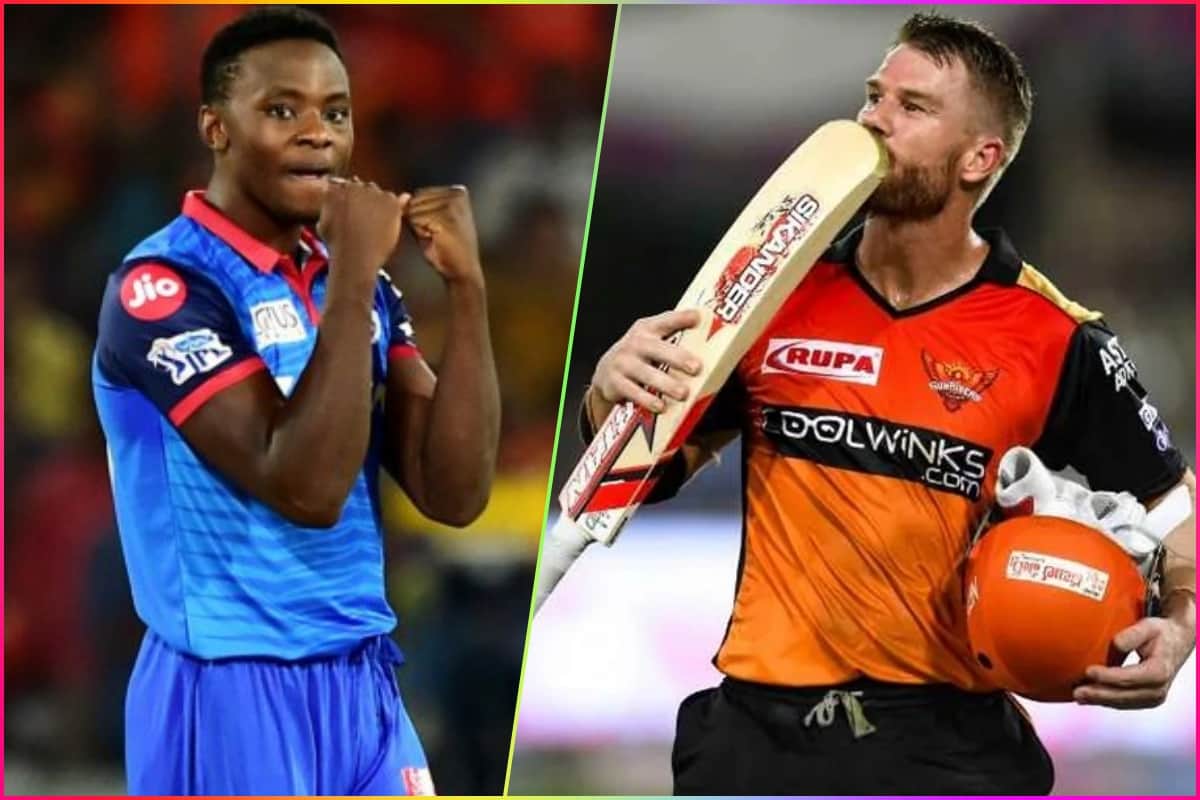 warner and rabada still being best contenders for purple and blue cap in ipl 2019