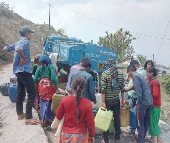 Nathana Devi drinking water pumping scheme stops drinking water supply for ten days