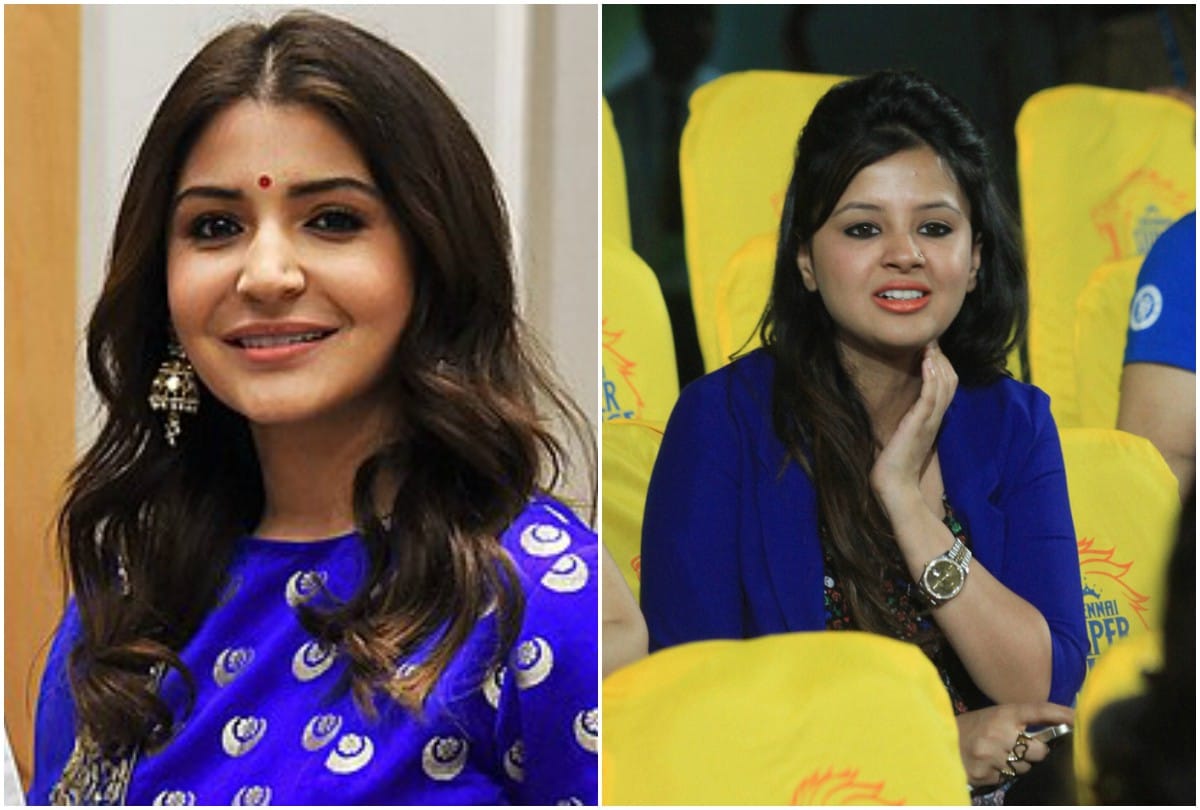 Anushka Sharma Sakshi Singh Dhoni Bollywood Cricket Connection