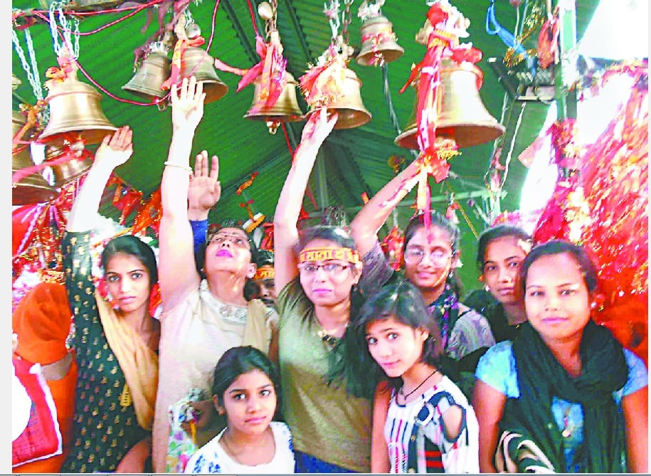 Devotees reched to Maa Poornagiri Dhaam