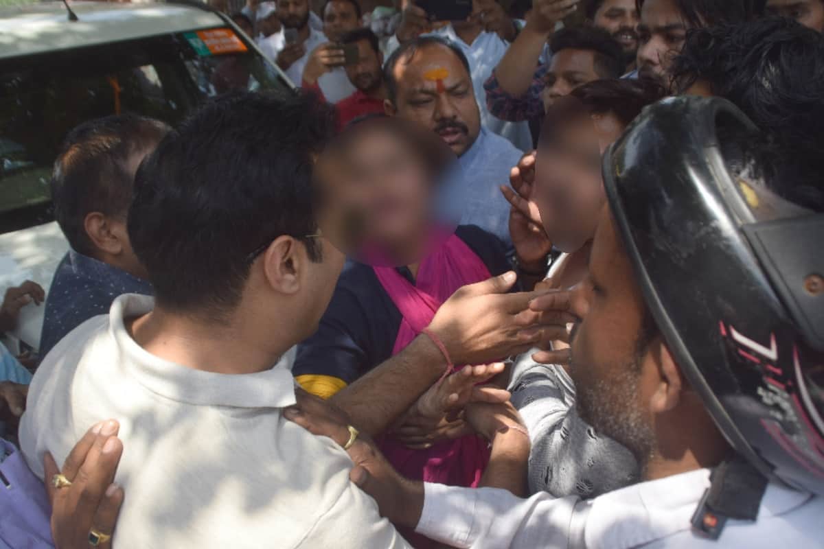 Bjp leader beaten a husband wife in Meerut, Police filed a case in pressure