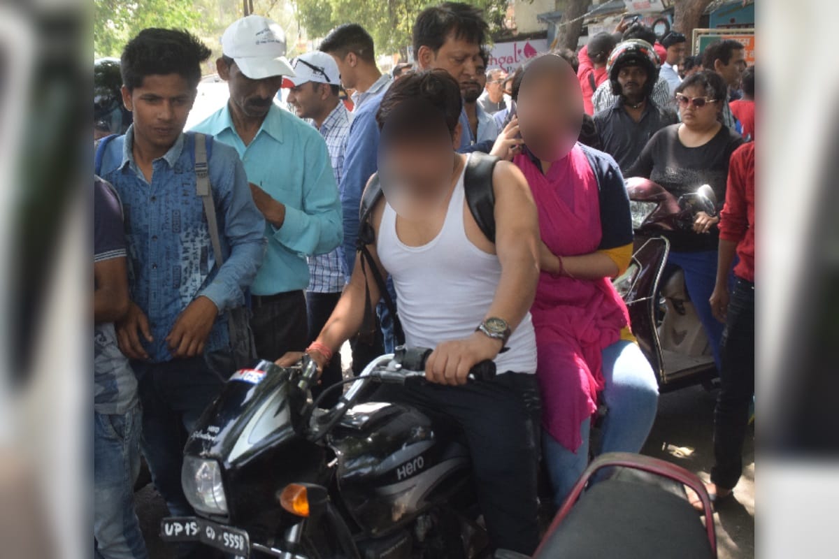 BJP leaders beats husband wife in Meerut,