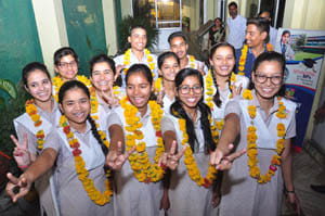 cbse result shine like dimond jhansi telent