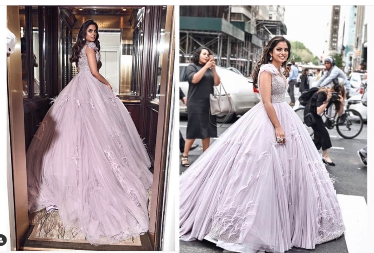 Met Gala 2019: Isha Ambani violet gown took 350 hours to create