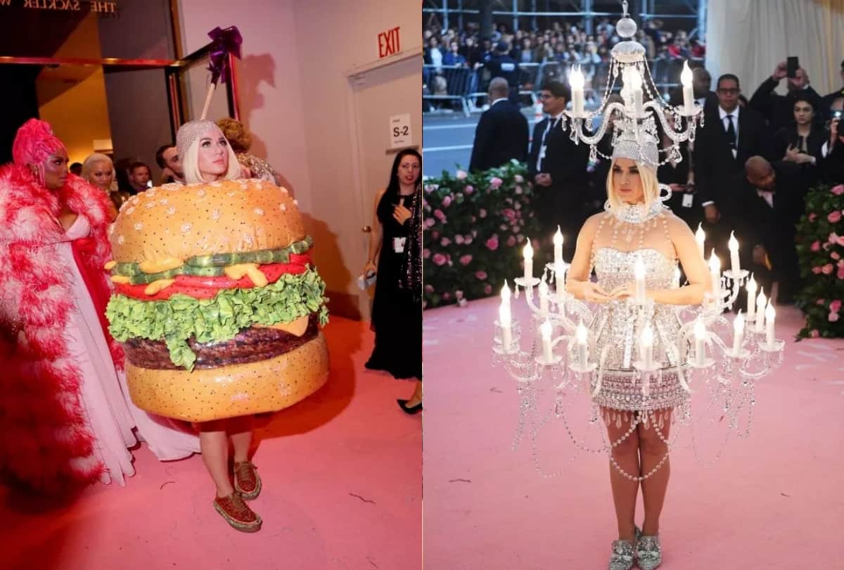 shocking hollywood singer katy perry falls from chair while dressed as mermaid on american idol show