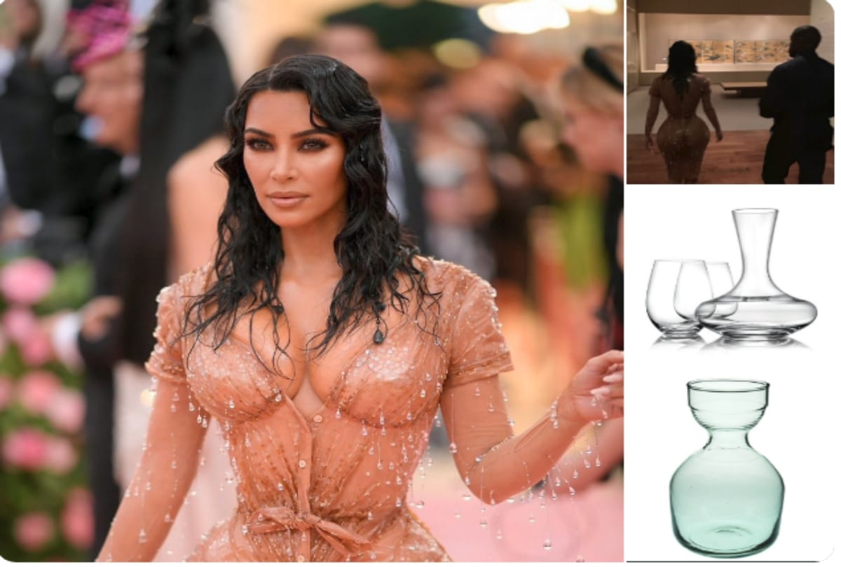 Kim Kardashian skin color fiitted dress in met gala 2019 become trouble for washroom