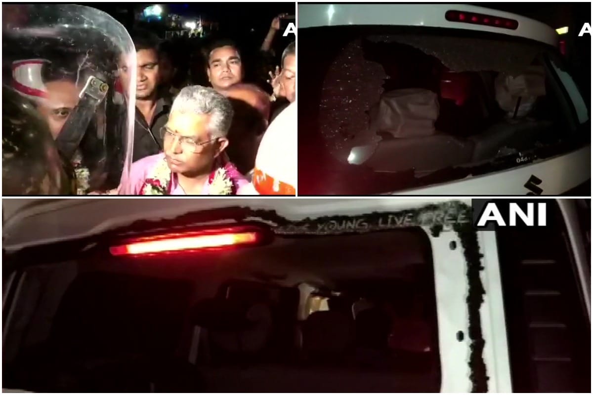Lok Sabha Chunav 2019: BJP leaders convoy attacked in Purba Medinipur West Bengal