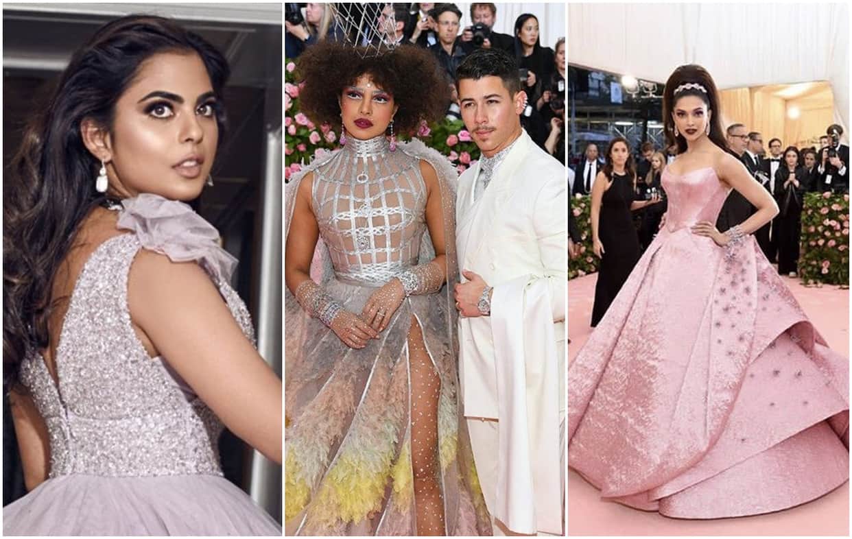 Met Gala 2019 Here is Priyanka Chopra Deepika Padukone Isha ambani nick jonas look
