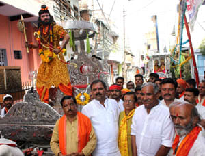 parshuram shobhayatra in jhansi