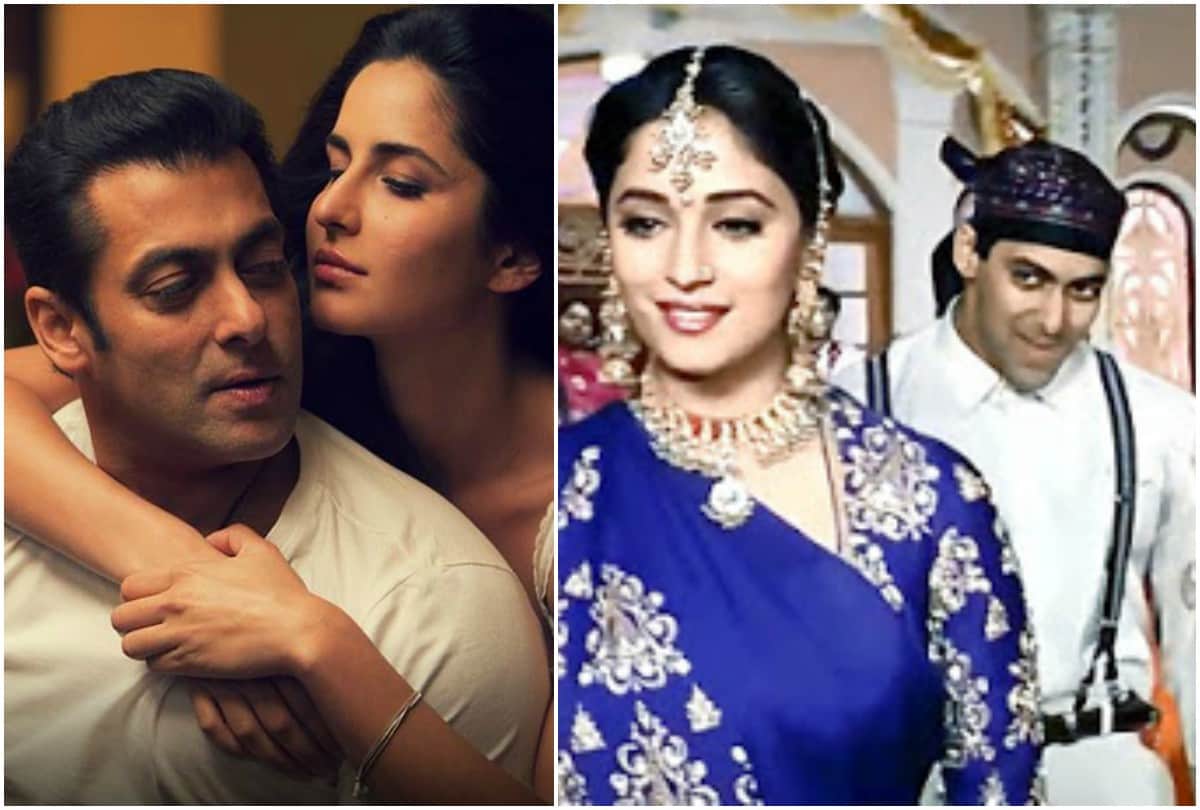 Salman Khan Madhuri Dixit 25 years old chemistry recreate with Katrina Kaif in Bharat film