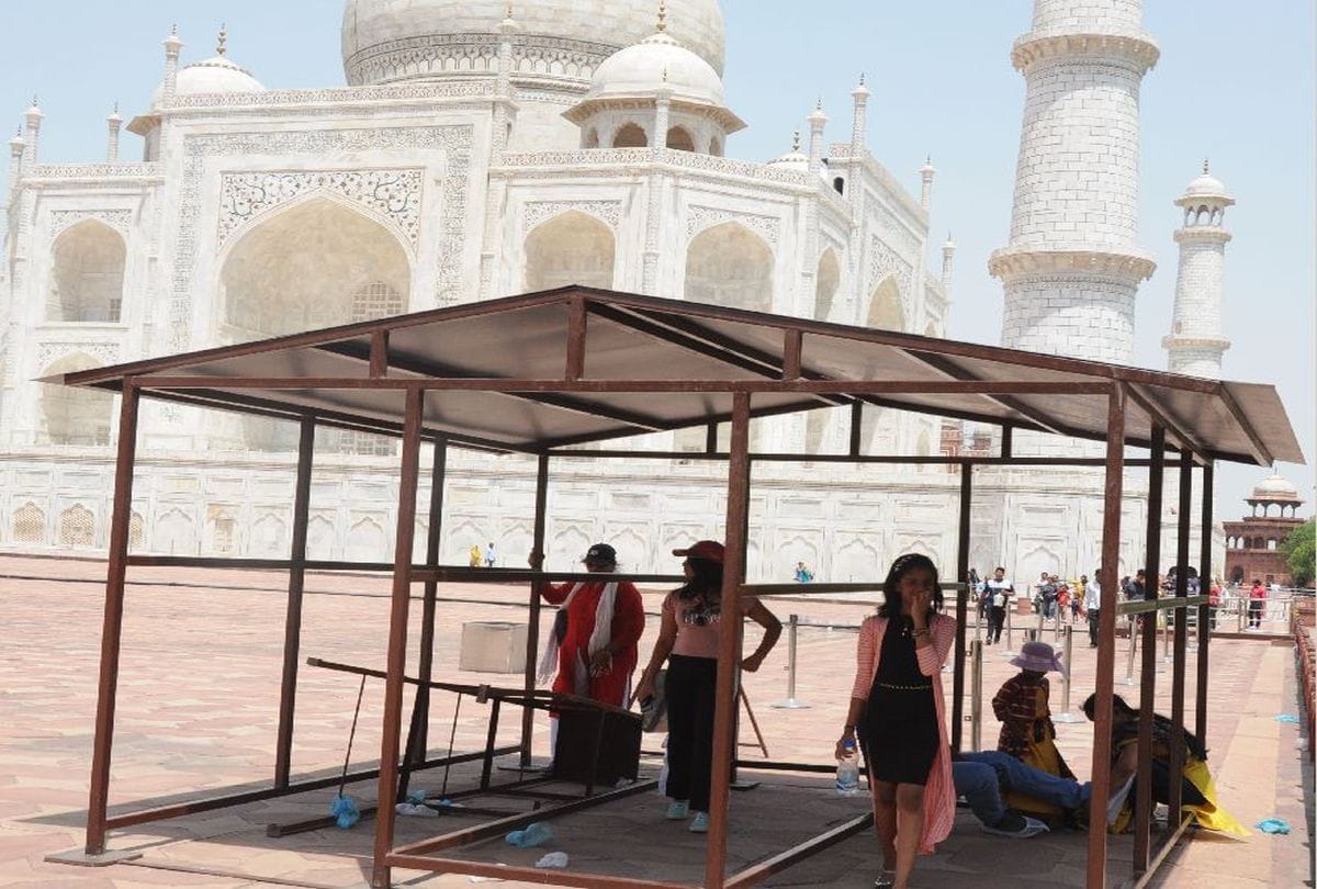 shoe cover for taj mahal tourist necessary Recommendation by Archaeological Survey of India