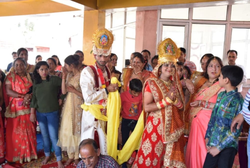 Divyang couple Marriage in uttarakhand Chitai Golu Devta Temple 