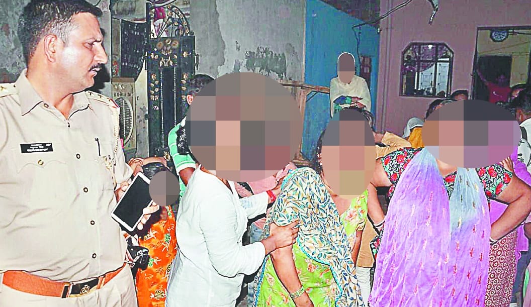 Breaking the woman's hand in protest of tampering, communal conflicts