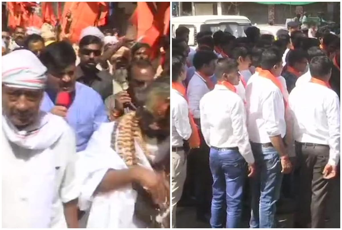 Lok Sabha Elections 2019 Digvijay Singh Road Show with Computer Baba in Bhopal
