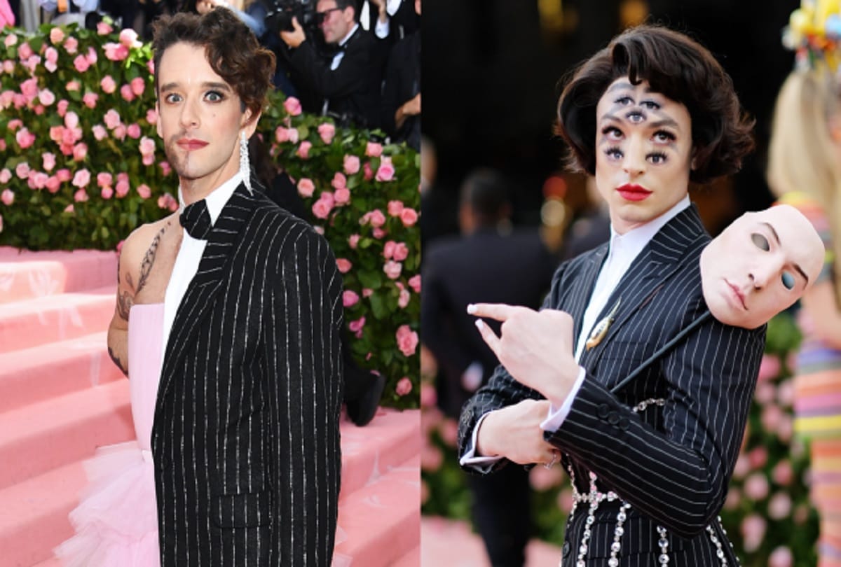 know all about met gala 2019 event history photos viral crazy makeup story of ezra miller