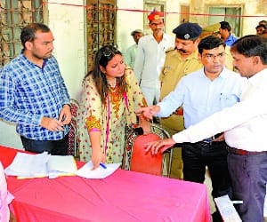 56.23 percent voting in Rae Bareli
