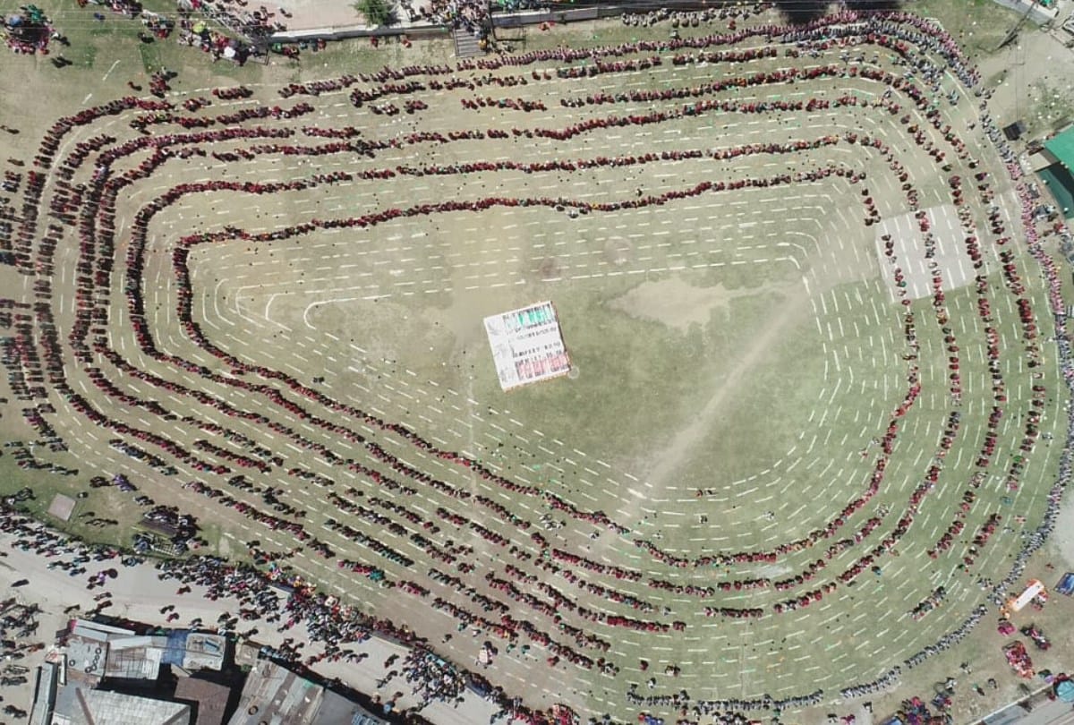 five thousand women traditional dance Nati in India book of records in Kullu Himachal Pradesh