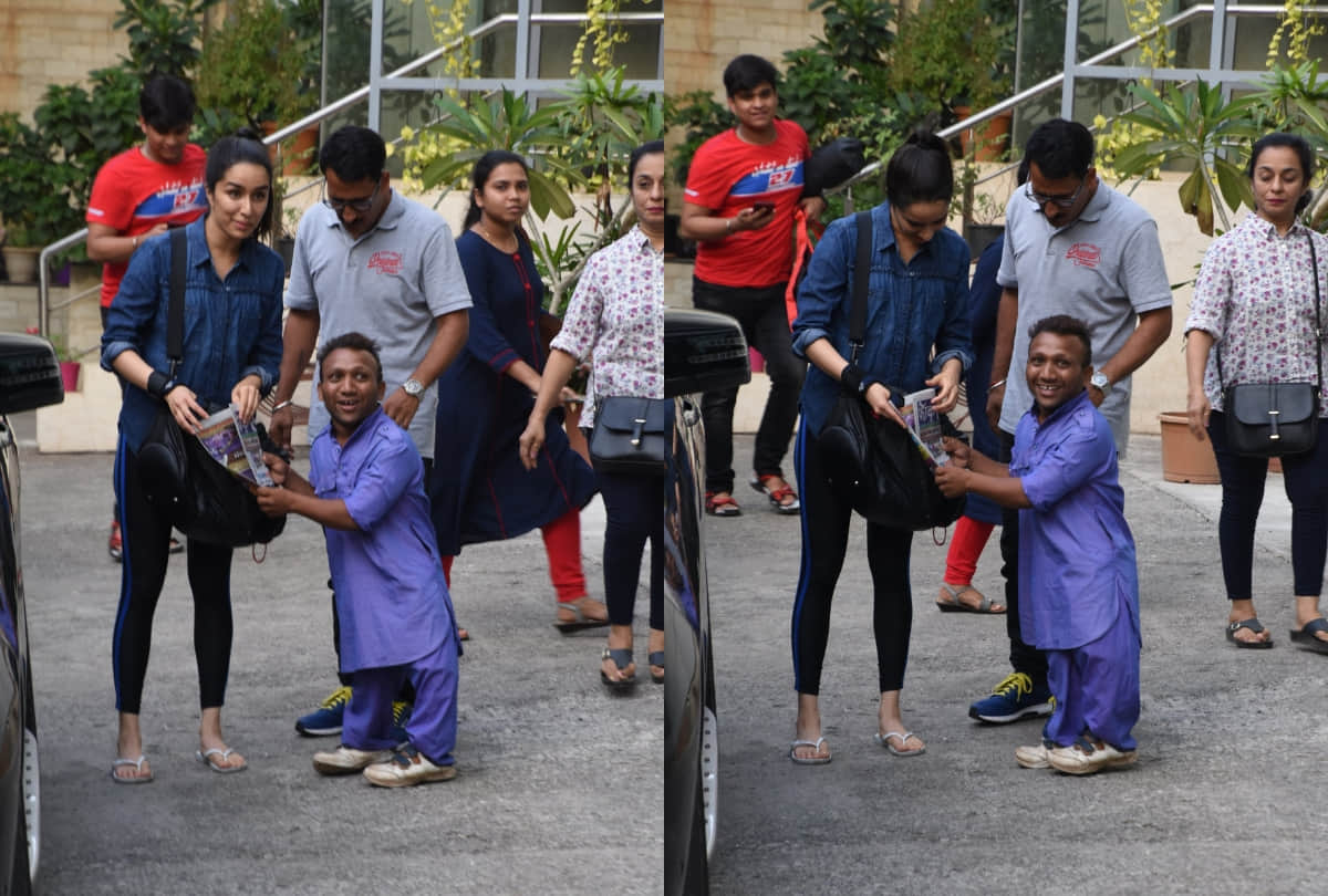 shraddha kapoor met real life baua singh in mumbai after dance class