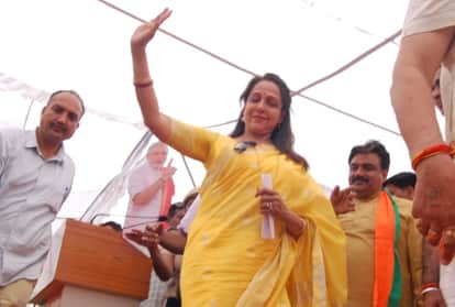 Lok sabha election 2019, Hema Malini addresses rally in Jind of Haryana