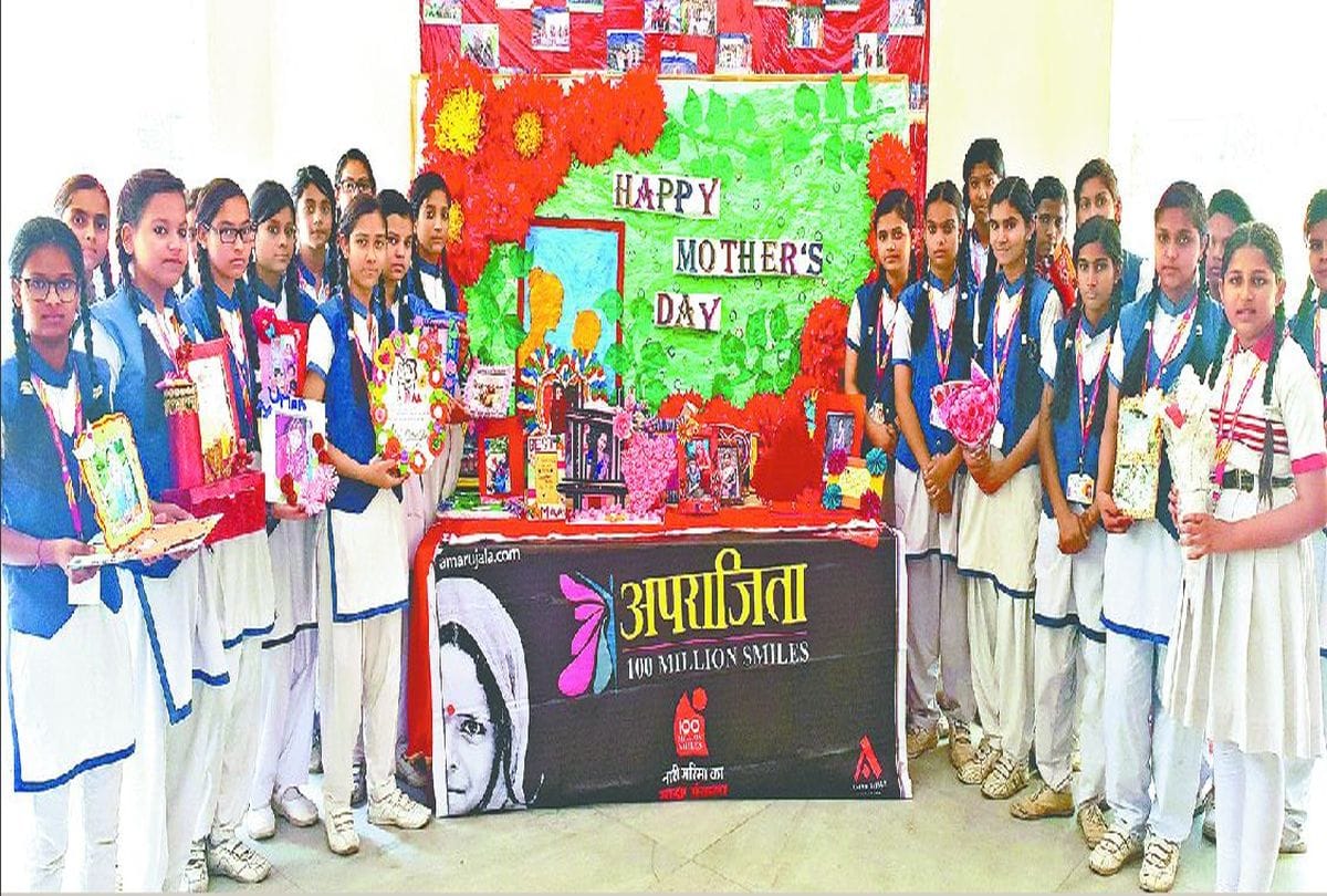 Aparajita 100 Million Smiles honors to the mothers in school mathura