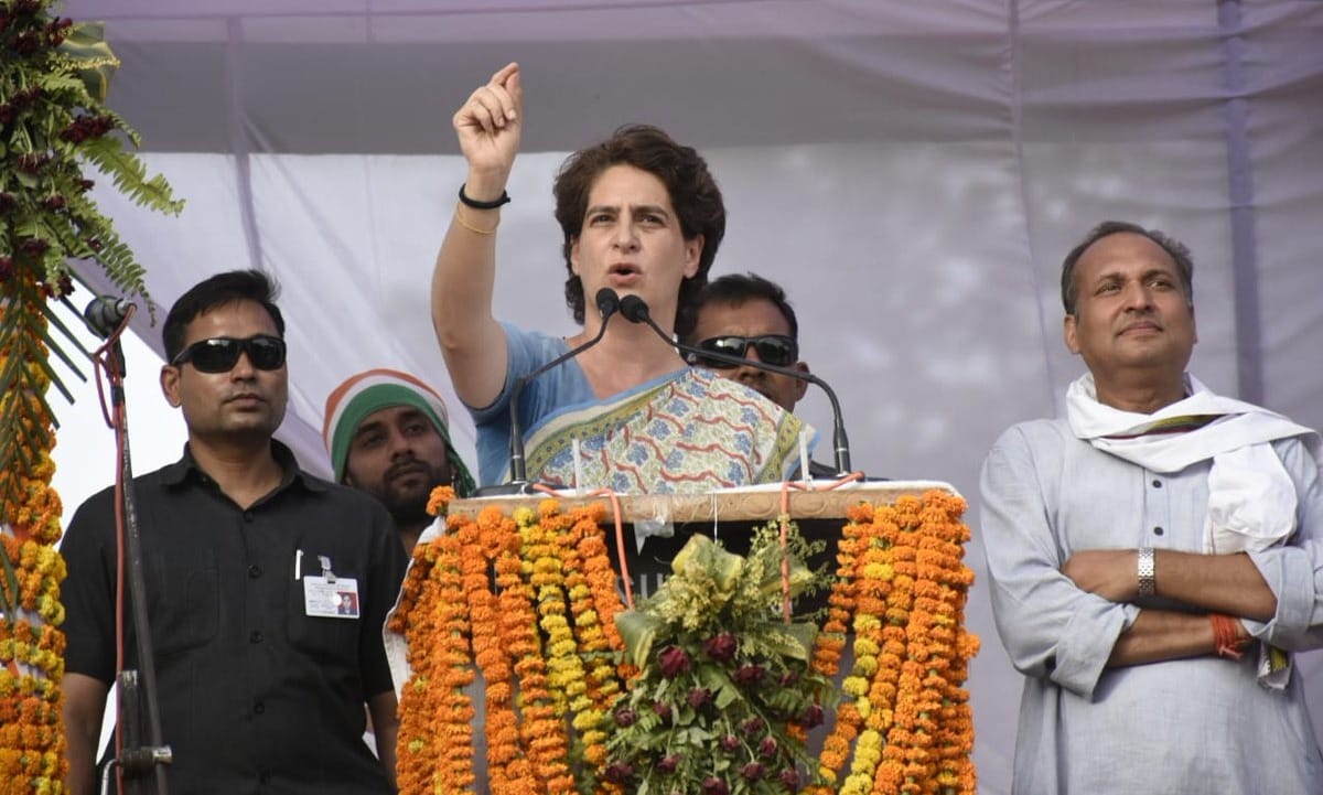 lok sabha election 2019 : priyanka hits back to bjp in amethi