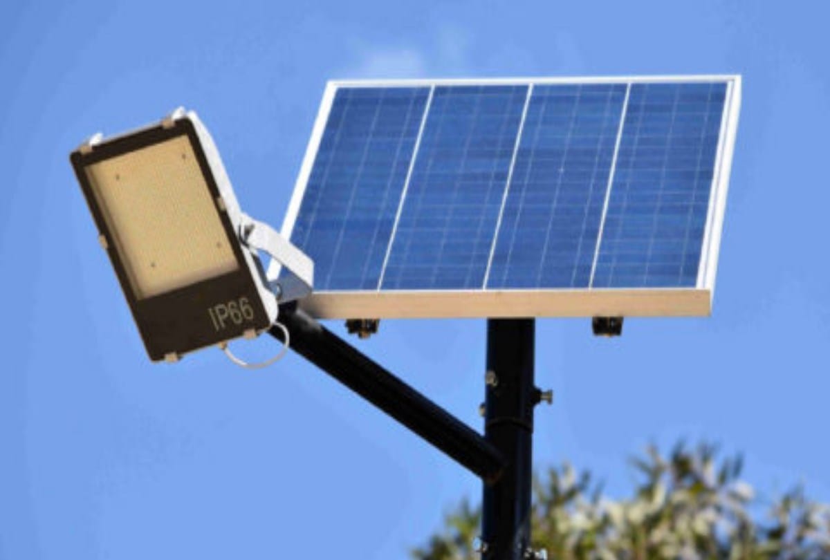 All  forest posts illuminated by solar energy in Corbett National Park