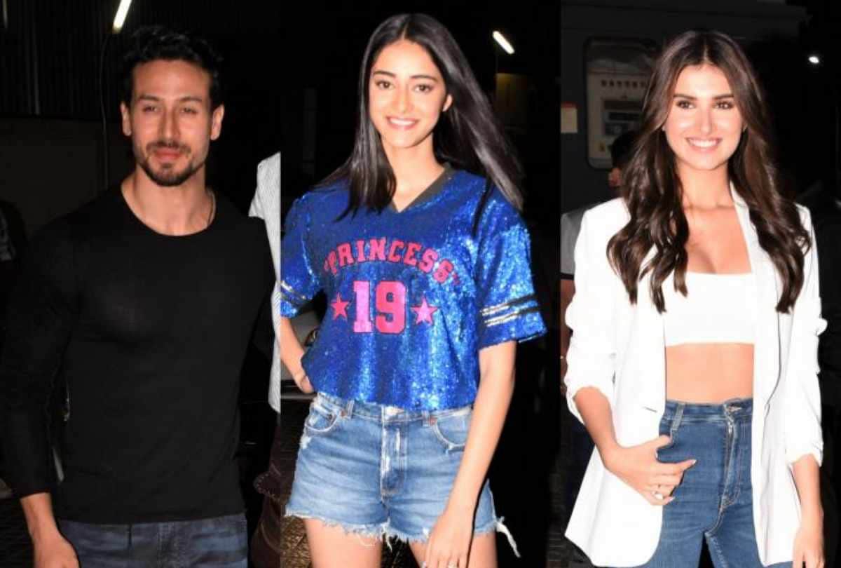 student of the year 2 special screening tara sutaria tiger shroff ananya pandey reach there