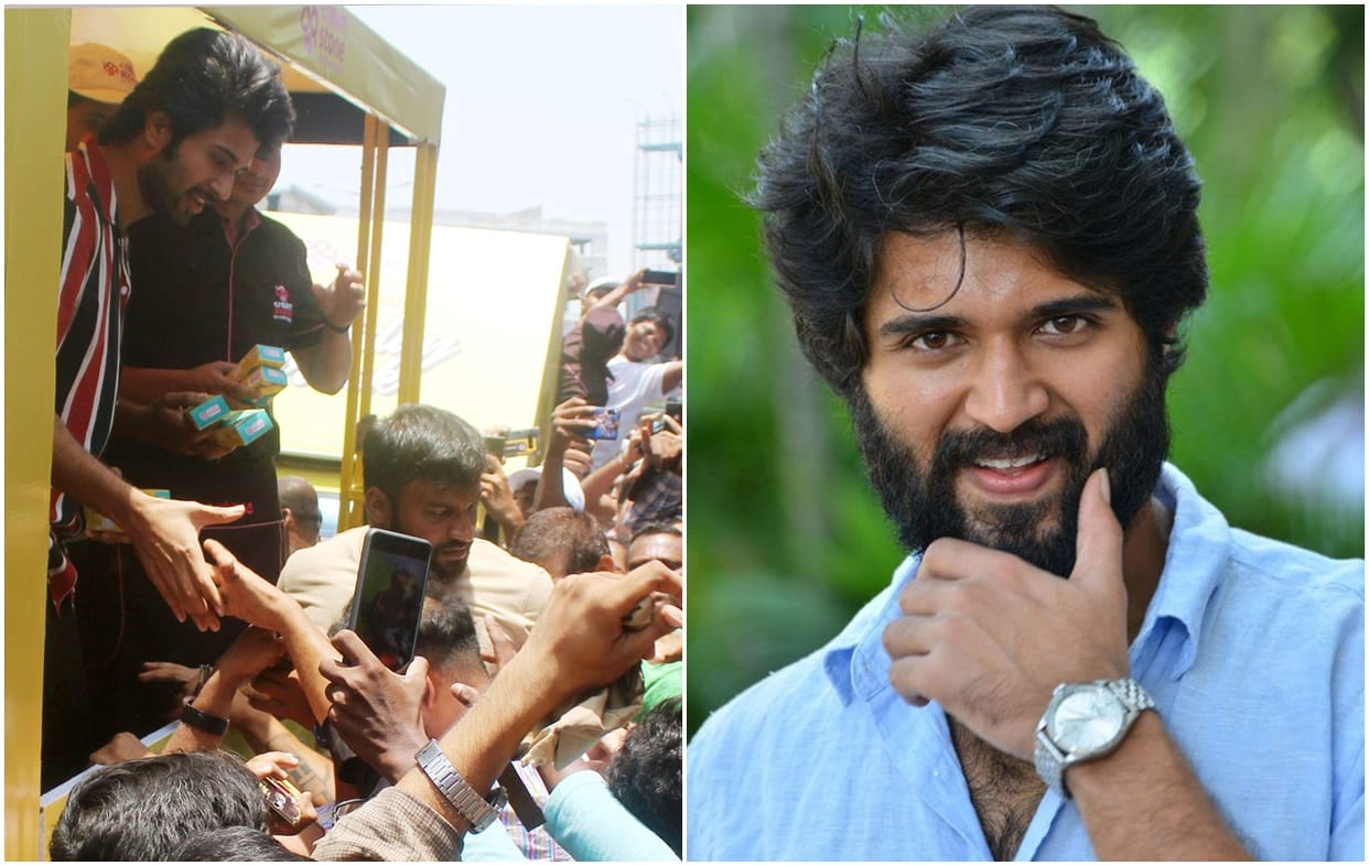 vijay devarakonda birthday treat icecream for fans