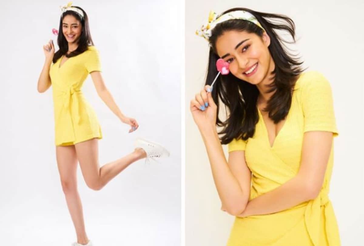 Ananya Pandey rocks affordable yellow play suit Here is how much it cost