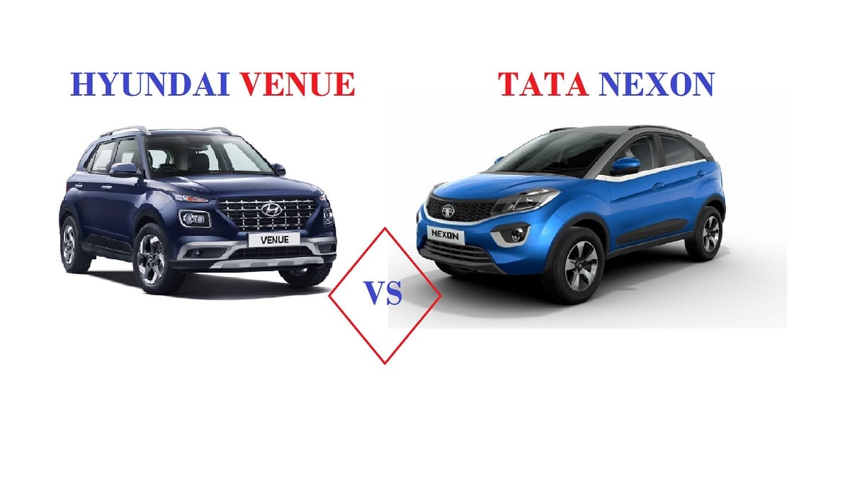 hyundai venue vs tata nexon feature and engine comparison of sub 4 meter sub compact suv in india