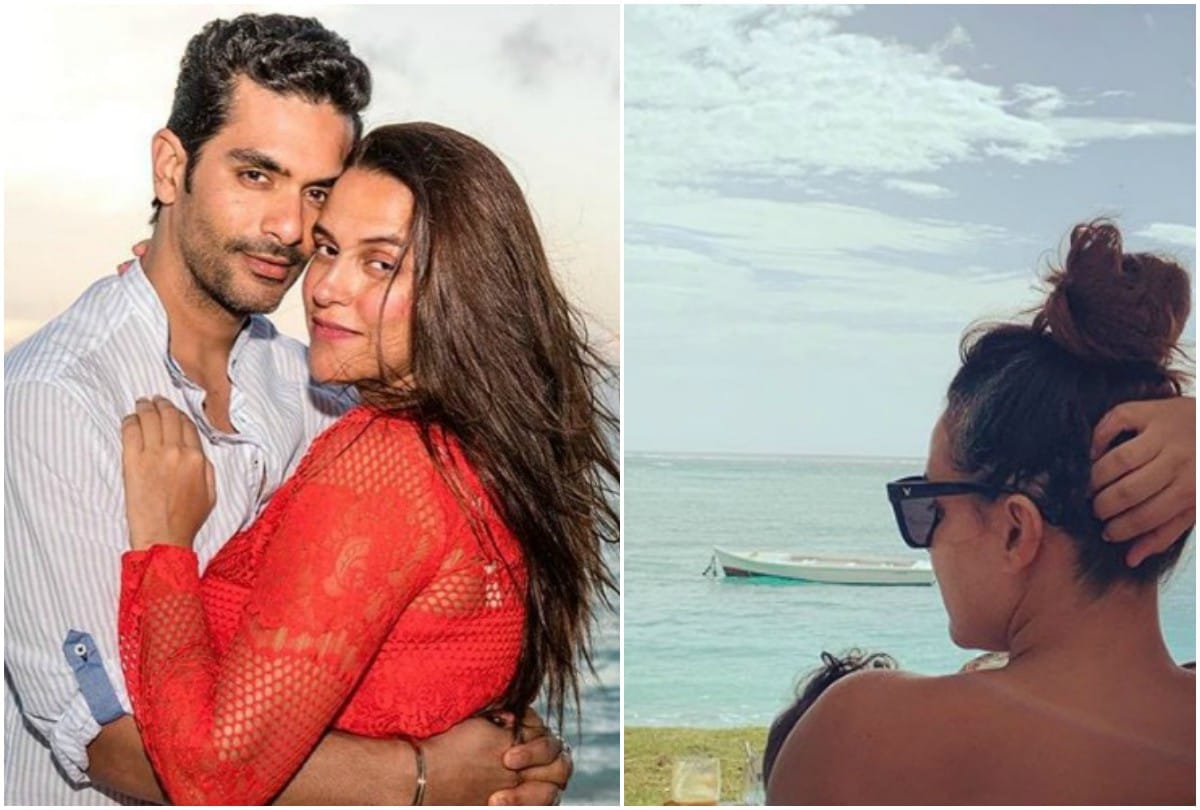 Angad Bedi Undergoes Knee Surgery wife Neha Dhupia no clue which one video viral