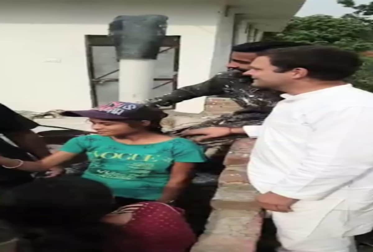 lok sabha election 2019: rahul gandhi met children's and pm modi took pictures