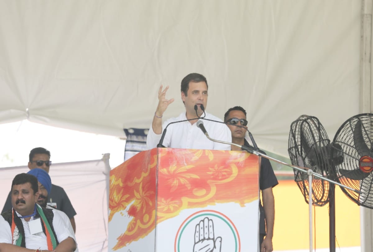 rahul gandhi rally in una live updates Himachal pradesh