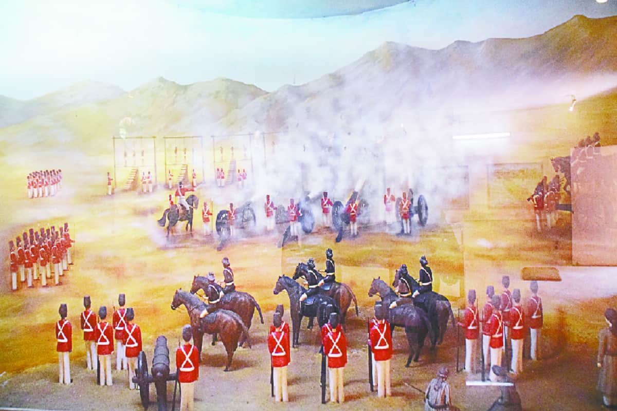 Indian soldiers had killed the British officer and then hoisted the tricolor on the Red Fort