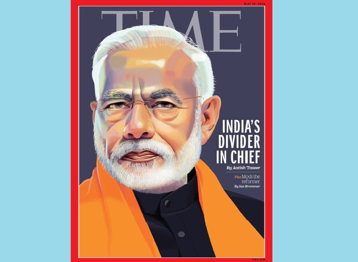 PM Narendra Modi on America Time Magazine cover, says India's Divider in Chief
